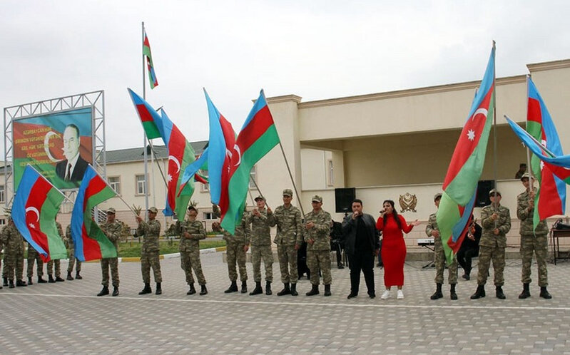 Hərbi qulluqçuların asudə vaxtı yüksək səviyyədə təşkil olunur - FOTO