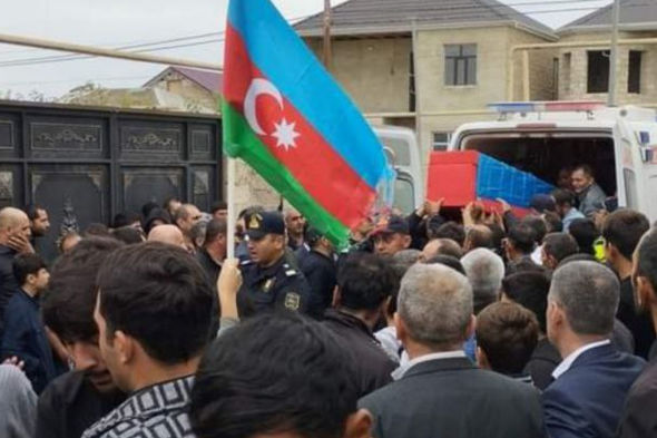 Azərbaycan Ordusunun qəzada həlak olan hərbçisi Elgün Həsənov dəfn edildi