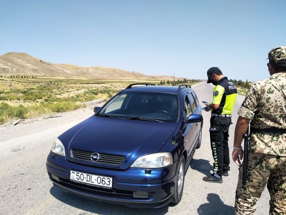 Polis Xaçmaz və Siyəzəndə gücləndirilmiş iş rejimində çalışırb - FOTO