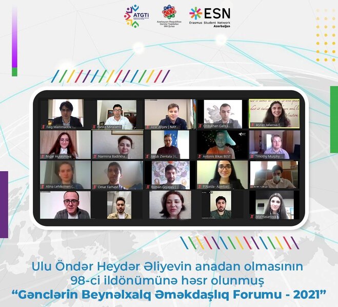 "Gənclərin Beynəlxalq Əməkdaşlıq Forumu - 2021" baş tutdu
