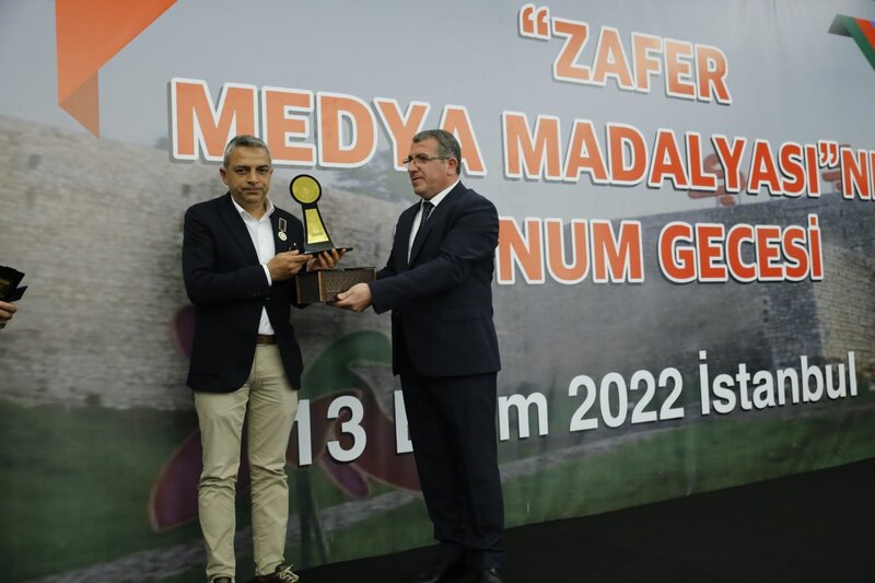 İstanbulda Zəfər Media medallarının təqdimatı keçirilib — FOTOLAR