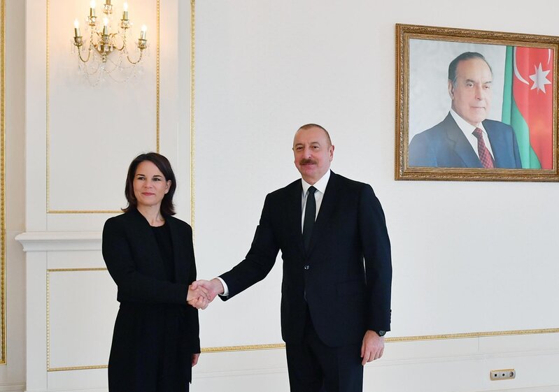 İlham Əliyev Almaniyanın xarici işlər nazirini qəbul etdi