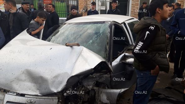 Bərdədə ağır qəza: Çox sayda yaralı var - FOTO 