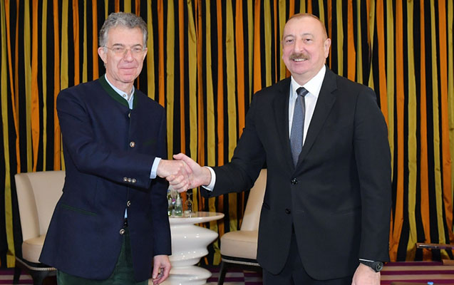 Prezident Münxen Təhlükəsizlik Konfransının sədri ilə görüşdü