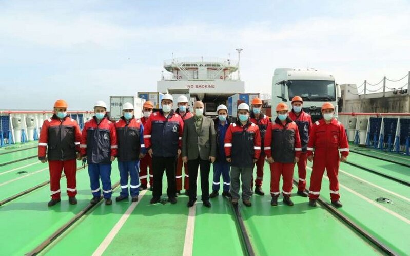 "Azərbaycan" gəmisi ilk səfərini başa vuraraq Bakı limanına qayıdıb - FOTO/VİDEO