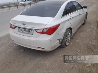 Bakı-Quba yolundakı yol qəzasında bir ailənin üç üzvü xəsarət alıb - FOTO