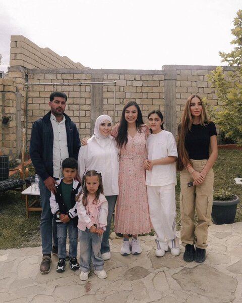 Leyla və Arzu Əliyevalar bu gənc ailənin qonağı oldular - FOTOLAR