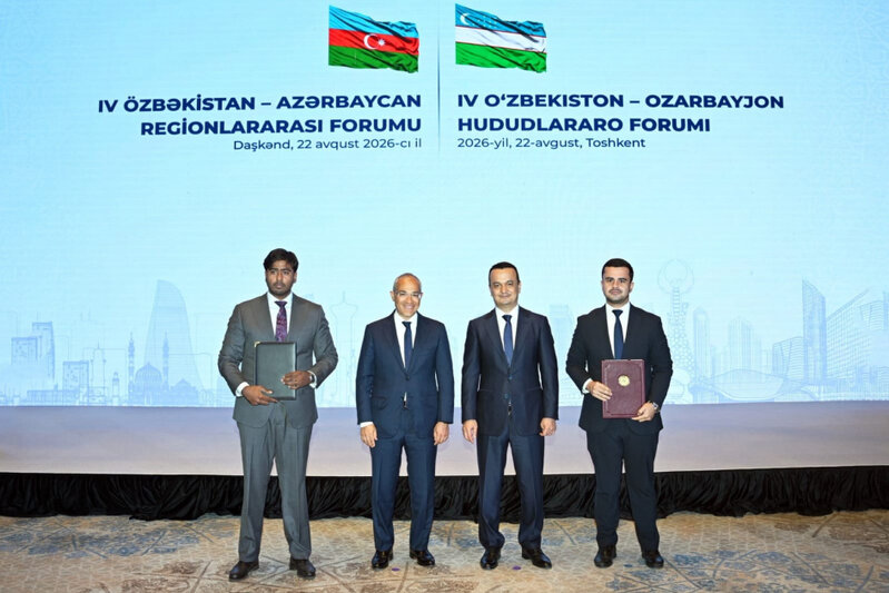 Azərbaycanla Özbəkistan arasında bir sıra sənədlər imzalanıb - FOTOLAR