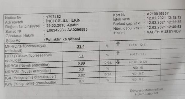 Üç yaşlı İncinin təcili olaraq yardıma ehtiyacı var - FOTO