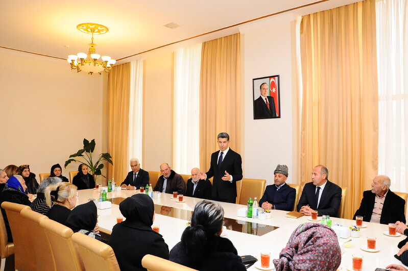 Göygöldə şəhid ailələri ilə görüşlər keçirilir - FOTOLAR