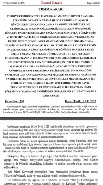 Türkiyə hərbçiləri 1 il də Azərbaycanda qalacaq - Qanun qüvvəyə mindi + FOTOLAR