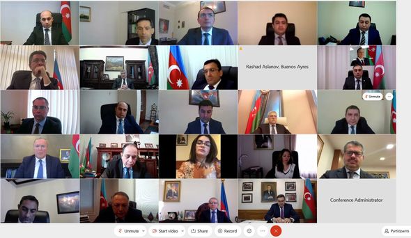 XİN rəhbərliyi ilə diplomatik nümayəndəliklərimiz arasında müşavirə keçirilib - FOTO