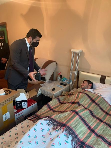 Nazirlik Qarabağ qazisinin uşaqlıq arzusunu reallaşdırdı - FOTO