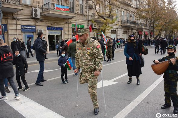 "Dəmir yumruq": Xalqımızın Zəfər sevinci - FOTOREPORTAJ