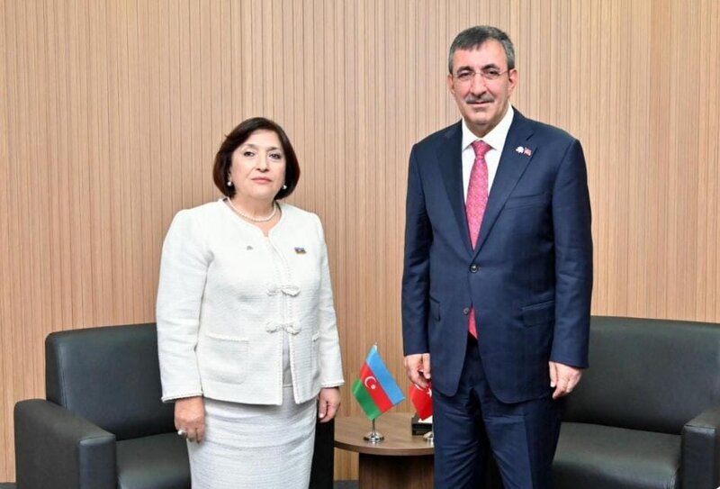 Sahibə Qafarova Türkiyənin Vitse-prezidenti Cevdet Yılmazla görüşüb