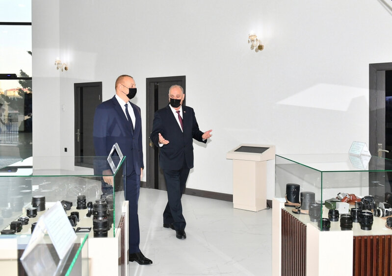 Prezident AZƏRTAC-ın yeni binası ilə tanış oldu - FOTOLAR