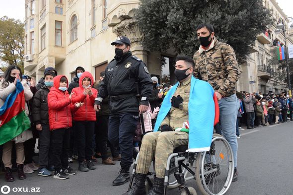 "Dəmir yumruq": Xalqımızın Zəfər sevinci - FOTOREPORTAJ