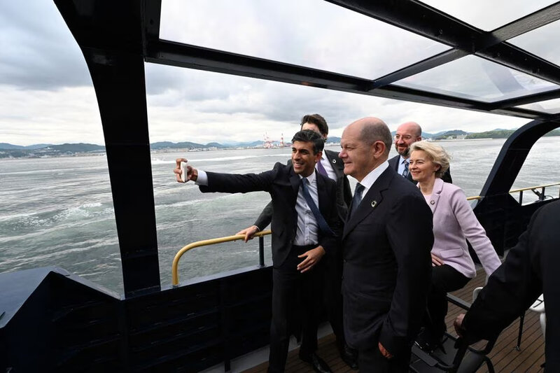 G7 sammitindən maraqlı görüntülər - FOTOLAR