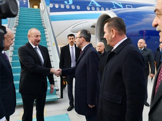 İlham Əliyev Türkiyədə səfərdədir - FOTO