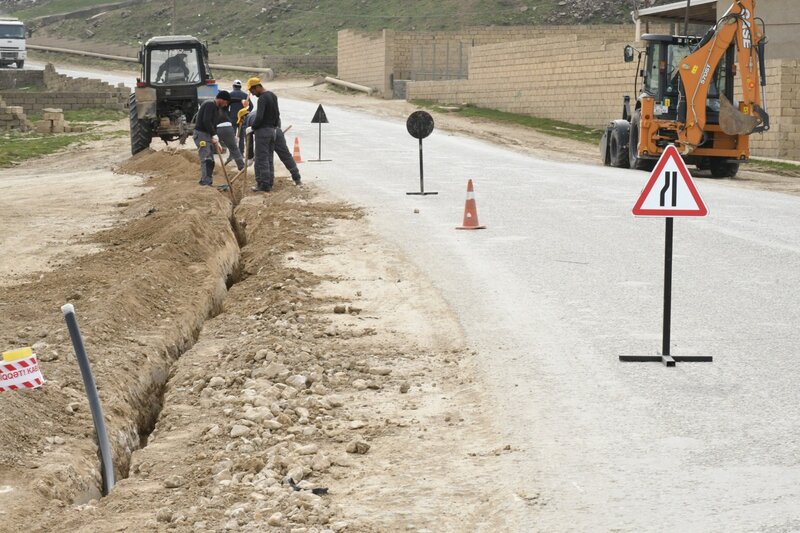 Abşeron rayonunda abadlıq-təmizlik işləri davam etdrilir - FOTOLAR