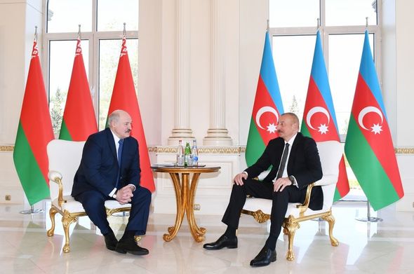 Azərbaycan və Belarus prezidentlərinin təkbətək görüşü olub - YENİLƏNİB + FOTO/VİDEO