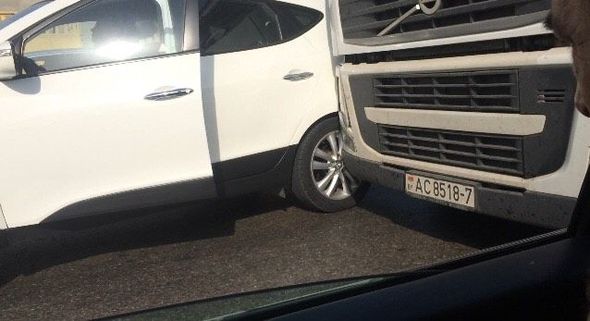 Bakı-Sumqayıt yolunda qəza: Tıxac yarandı - FOTO/VİDEO