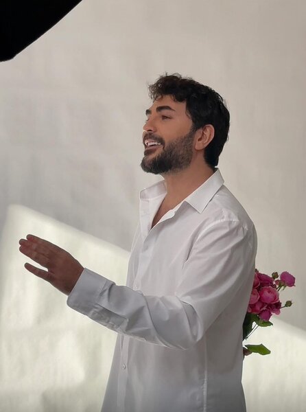 Röya və Elçin klip çəkdirir - FOTOLAR