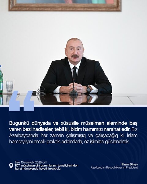 İlham Əliyev dini liderlərə nə dedi? - Əsas mesajlar