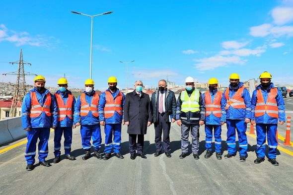 Sulutəpə dairəsində yeni yol qovşağı istifadəyə verildi - FOTO