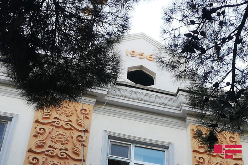 Sumqayıtda yataqxanada yanğın oldu - FOTO