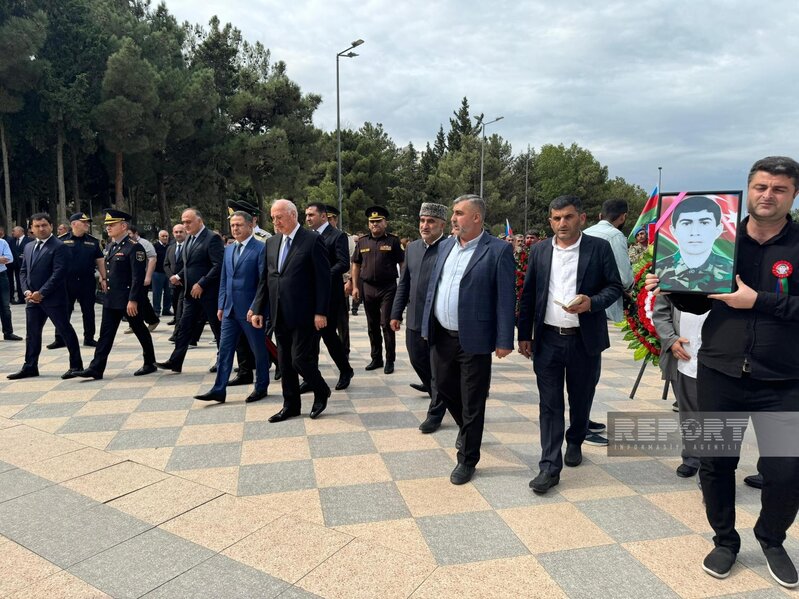 Sumqayıtda Birinci Qarabağ müharibəsinin şəhidi Səfəralı Səfərov dəfn edilib - FOTOLAR