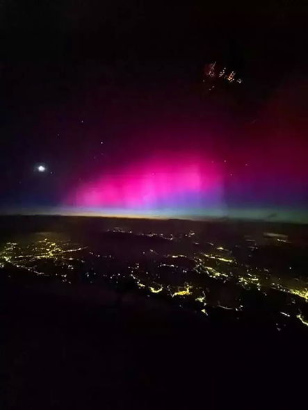 Türkiyəli pilotlar möhtəşəm təbiət hadisəsini təyyarədən çəkdilər - FOTO