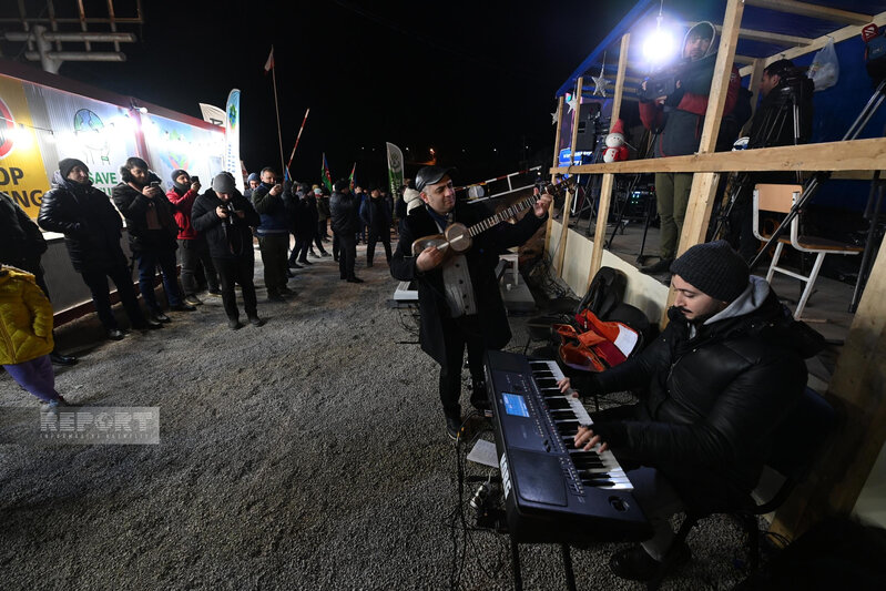 Xankəndi-Laçın yolunda Həmrəylik Günü münasibətilə bayram konserti keçirilir - FOTO