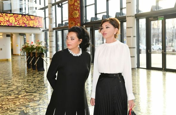 Mehriban Əliyeva "Lujniki" Olimpiya Kompleksinin Gimnastika Mərkəzində - FOTO