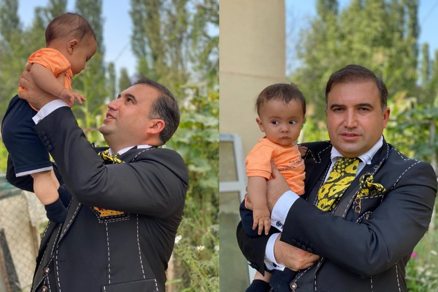 Şəhidin 9 aylıq övladının kirvəsi oldu - FOTO