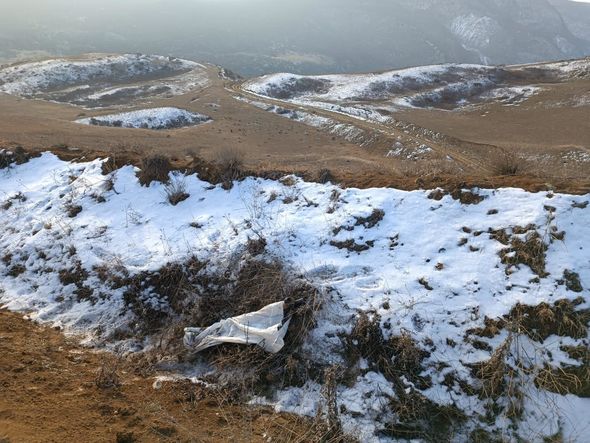 Goranboyda qumbaraatan tapıldı - FOTO