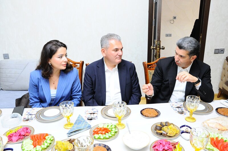 Naftalanda Şəhid Bəxtiyar Aslanovun ailəsi ziyarət olunub - FOTOLAR