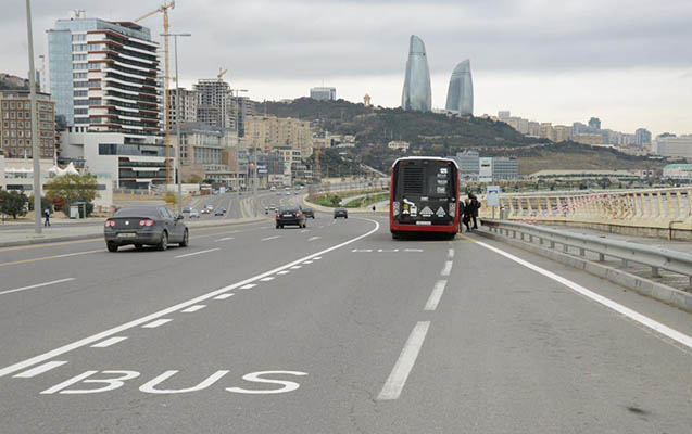 Bakıda 48 km-lik yeni avtobus zolağı çəkiləcək - RƏSMİ