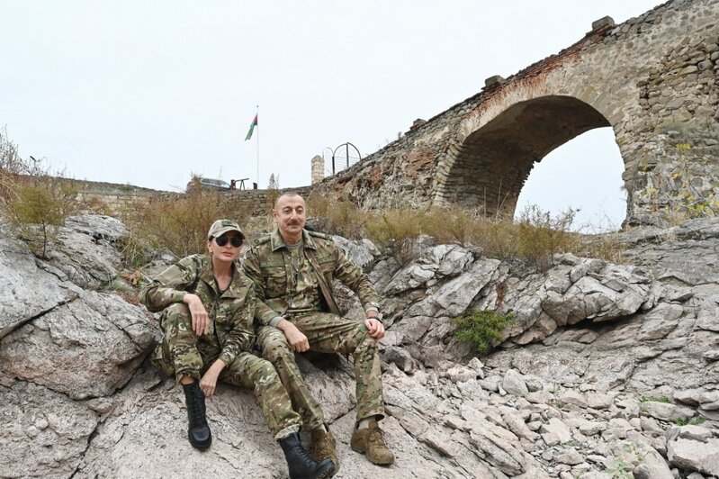 İlham Əliyev və Mehriban Əliyeva Füzuli, Cəbrayıl və Xudafərində - FOTO