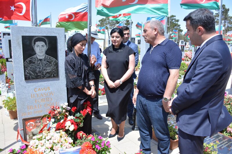 Abşeron rayonunda şəhidlərin doğum günü qeyd edildi - FOTOLAR