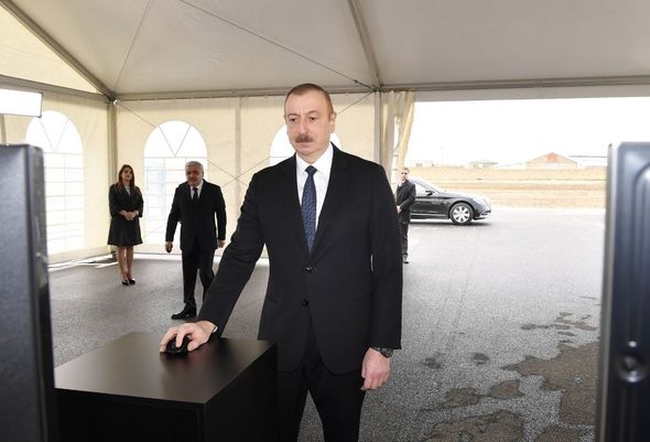 İlham Əliyev magistral qaz kəmərinin açılışında - YENİLƏNİB + FOTO/VİDEO