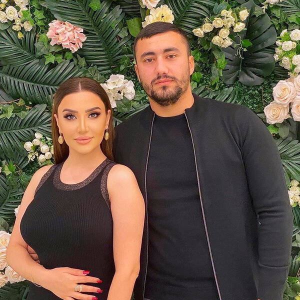 Nigar Şabanova ilk dəfə həyat yoldaşı ilə - FOTO