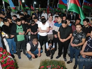 Şəhidlər İkinci Fəxri Xiyabanda dəfn edilir - FOTO