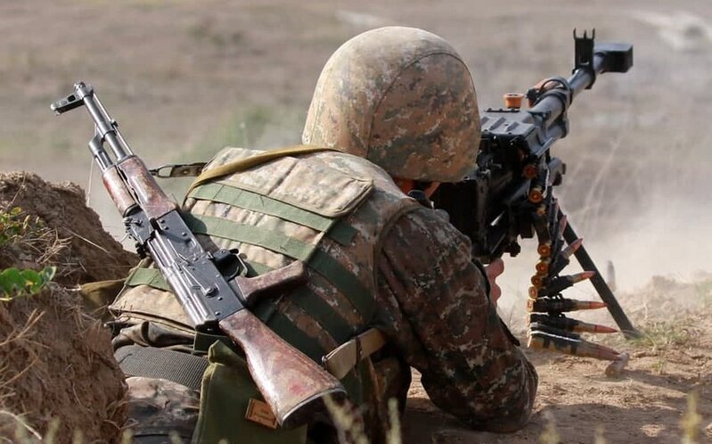 MN: 'Qanunsuz erməni silahlı dəstələrinin fortifikasiya qurğuları quraşdırmasının qarşısı alınıb