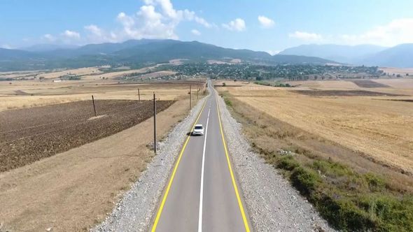 Muğanlı-İsmayıllı-Təzəkənd-Ağbulaq-Qoşakənd avtomobil yolu istifadəyə verilib - FOTO