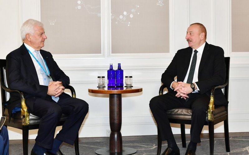 Prezident 'Leonardo' şirkətinin baş icraçı direktoru ilə görüşdü
