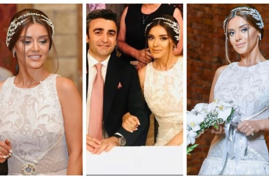 Vaqif Aydınoğlunun xanımının nikah mərasimindən FOTOLARI