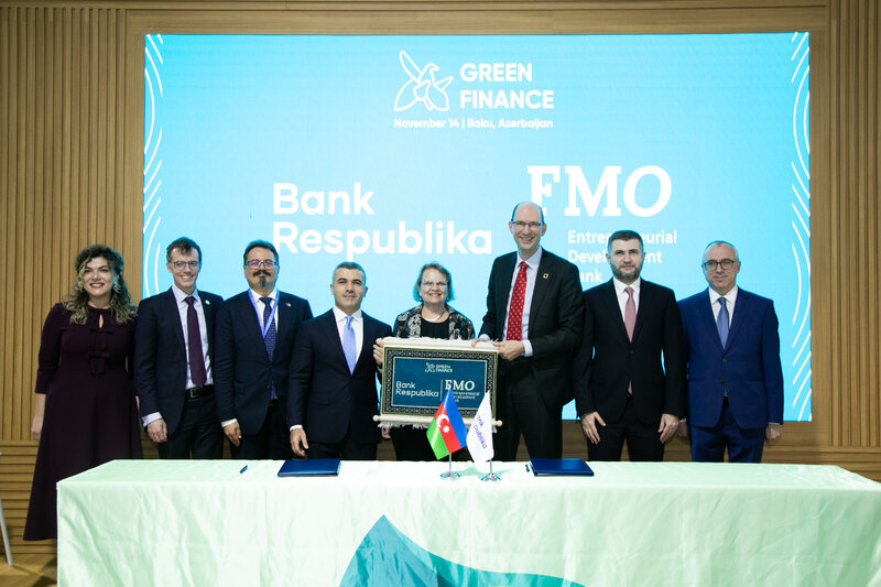 COP29 çərçivəsində Bank Respublika və FMO arasında böyük kredit sazişi imzalandı