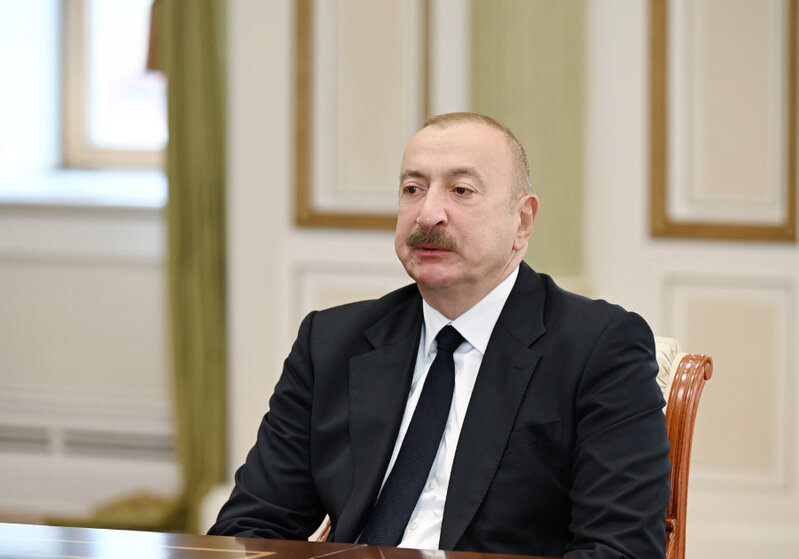 İlham Əliyev Estoniyanın xarici işlər nazirini qəbul edib - FOTOLAR