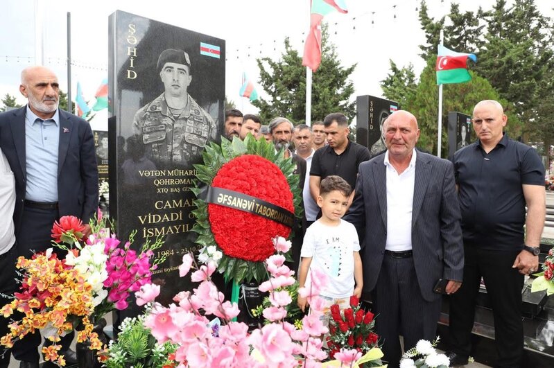 Neftçalada şəhid Camal İsmayılovun xatirəsi yad edildi, ev muzeyinin açılışı oldu - FOTOLAR